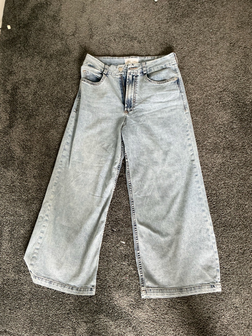 Dear John Light Wash Wide Leg Jeans